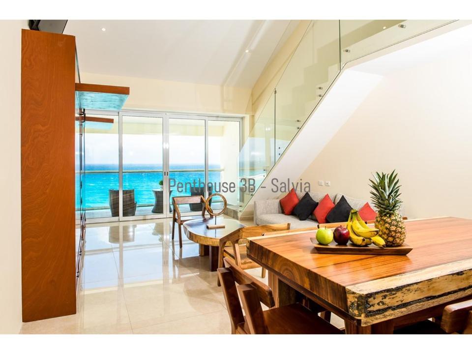 2 Story Oceanfront Penthouses On Cancun Beach! Extérieur photo