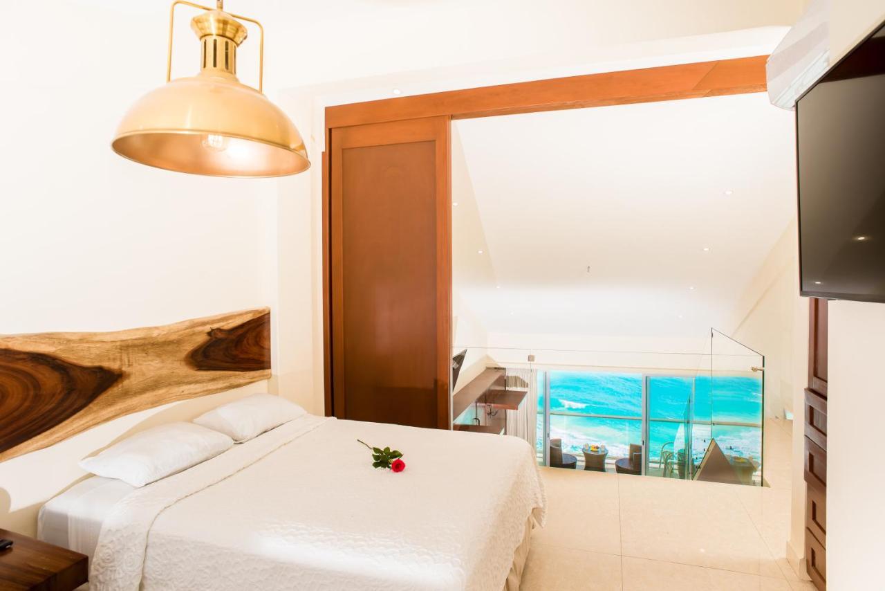 2 Story Oceanfront Penthouses On Cancun Beach! Extérieur photo