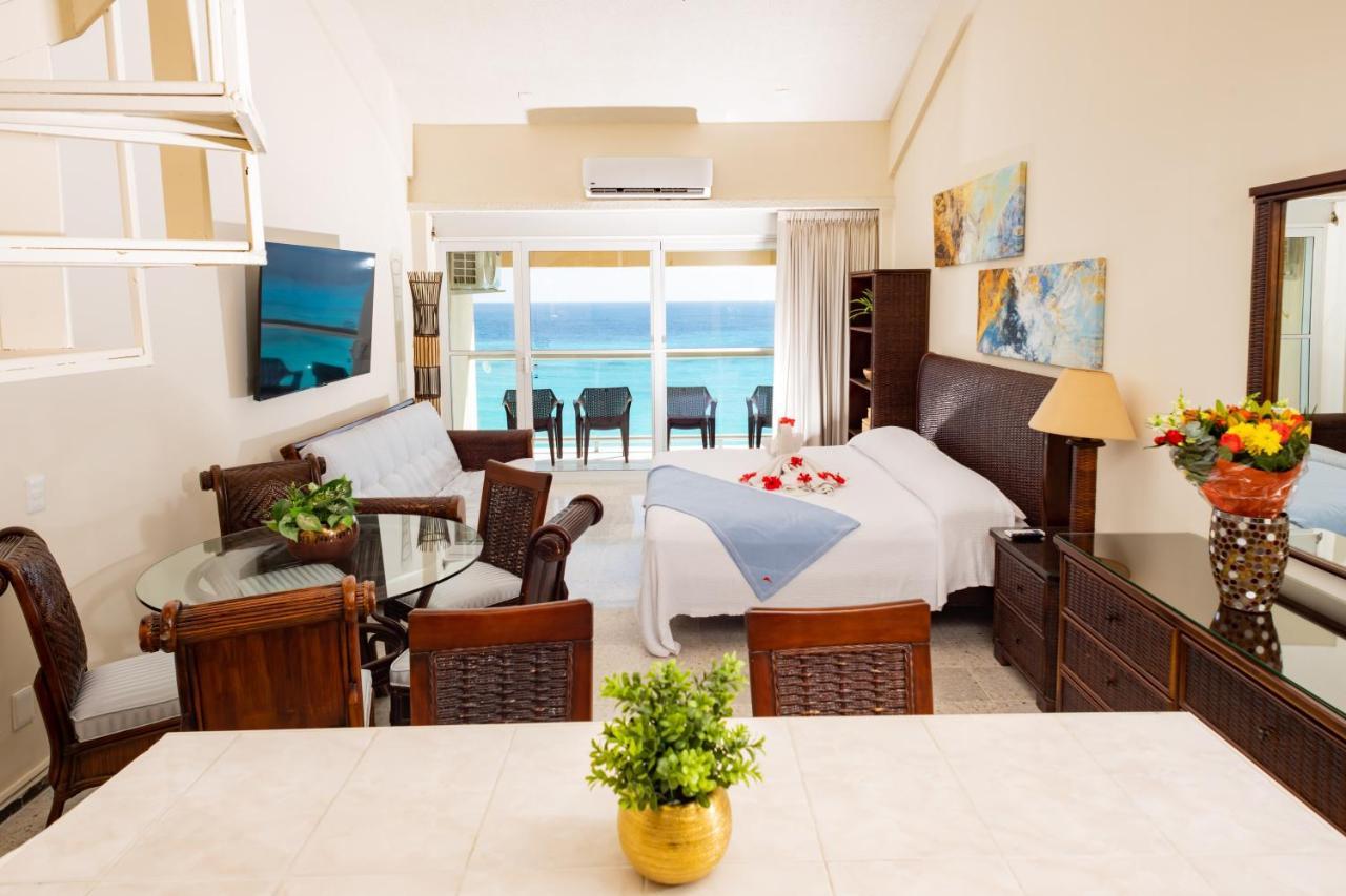 2 Story Oceanfront Penthouses On Cancun Beach! Extérieur photo