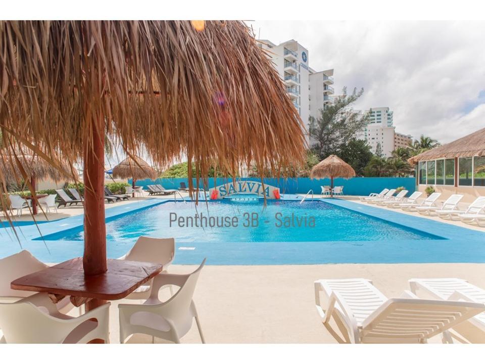 2 Story Oceanfront Penthouses On Cancun Beach! Extérieur photo