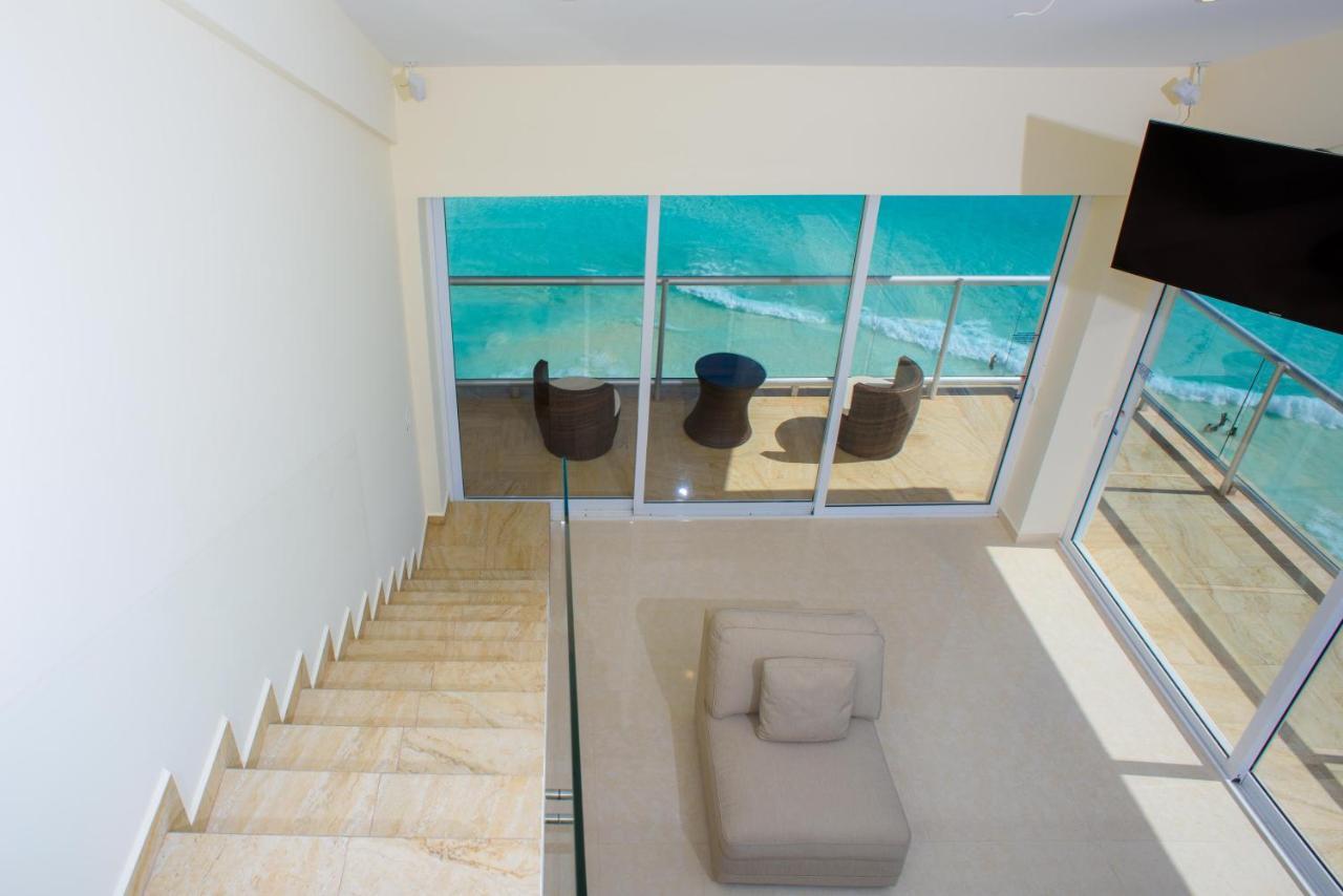 2 Story Oceanfront Penthouses On Cancun Beach! Extérieur photo